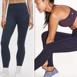 Lululemon Speed Up Tight 25" Navy size 6
